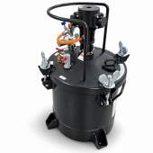Tanque de Pintura Pneumático com Agitador 20L 6 Bar em Aço Inoxidável