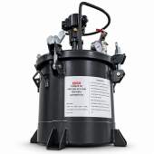 Tanque de Pintura Pneumático com Agitador 20L 6 Bar em Aço Inoxidável