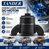 Coxim do Motor Lado Direito Hyundai HB20 HB20S HB20X 1.0 1.6 2012 a 2021  21810S000