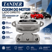 Coxim do Motor Lado Direito Volkswagen Up MPI 2014 2020 1S0199262C
