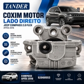Coxim do Motor Lado Direito Jeep Compass 2.0 Flex Após 2016 52068553