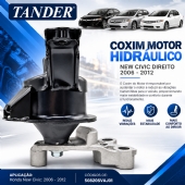 Coxim Hidráulico do Motor Lado Direito Honda New Civic 2006 2012 50820SVAJ01