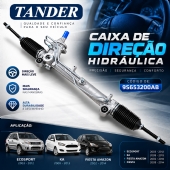 Caixa de Direção Hidráulica Ford Fiesta 2009-2014 9S653200AB