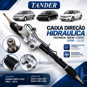 Caixa de Direção Hidráulica Honda New Civic 2006 a 2012 53601-SNA-A02 53601-SNJ-D04