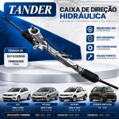 Caixa de Direção Hidráulica Gol Voyage Saveiro G5 G6 G7 G8 2008 a 2020 Fox Spacefox Crossfox 2010 a 2014 5U1422055D