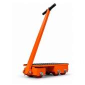 Carro Tartaruga para Movimentação de Cargas 12 Ton 360° 8 Roletes PU Barra de Direção