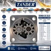 Bomba de Óleo Motor 26mm Fusca Brasília Kombi Gol 1200 1300 1500 1600