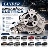 Bomba D'Água Elétrica Land Rover Defender Discovery Sport Range Rover Evoque Velar Jaguar XE 2.0 Ingenium Gasolina
