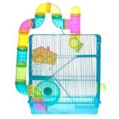 Gaiola Labirinto 3 Andares Para Hamster E Roedores
