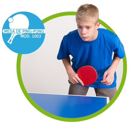 Mini Mesa de Ping-Pong, Tênis de Mesa , Tampo em MDP 12 mm, Pés Dobráveis - 1003K