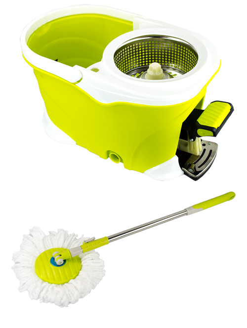 Balde Duplo Spin Easy Clean 360 com Pedal Balde Duplo Spin Easy Clean 360 com Pedal