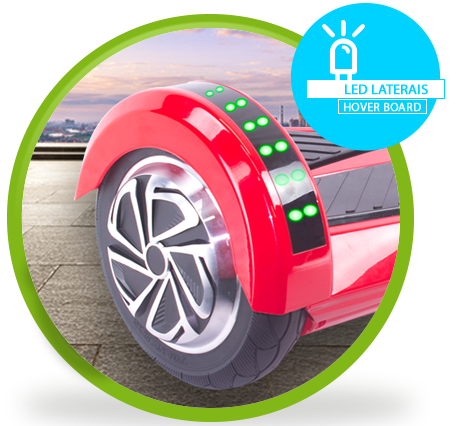Skate Elétrico Hover Board 8 Polegadas com Bluetooth Led e Bolsa - THB031 Skate Elétrico Hover Board 8 Polegadas com Bluetooth Led e Bolsa - THB031
