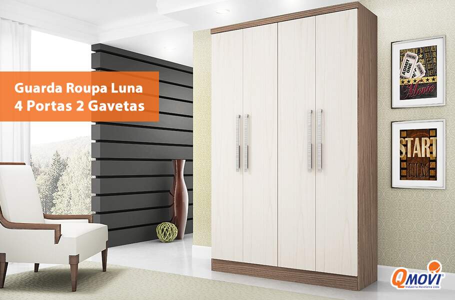 Guarda Roupa 4 portas e 2 gavetas Guarda Roupa 4 portas e 2 gavetas
