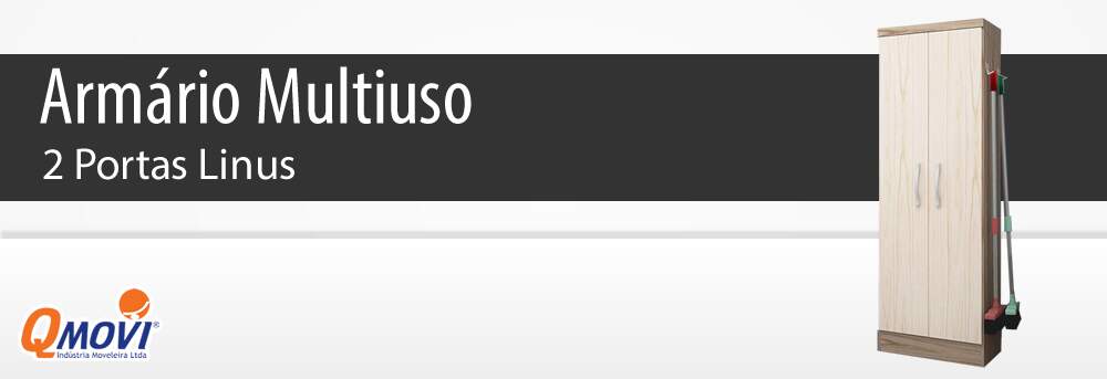 Armário Multiuso 2 Portas Linus