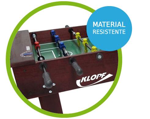 Mesa de Pebolim Especial 1072 - Klopf com Material Resistente Mesa de Pebolim Especial 1072 - Klopf com Material Resistente