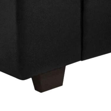 Estofado Vancouver 2 Lugares Corino Preto Estofado Vancouver 2 Lugares Corino Preto