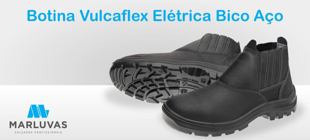 Botina Vulcaflex Elétrica Bico Aço - Marluvas