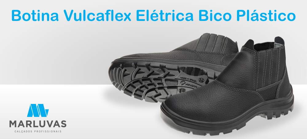 Botina Vulcaflex Elétrica Bico Aço - Marluvas
