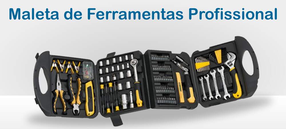 Maleta de Ferramentas Profissional, 117 Peças - EDA Maleta de Ferramentas Profissional, 117 Peças - EDA
