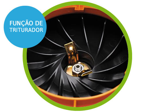 Função de triturador Soprador de folhas à gasolina lateral 1.8 hp - 125BVX