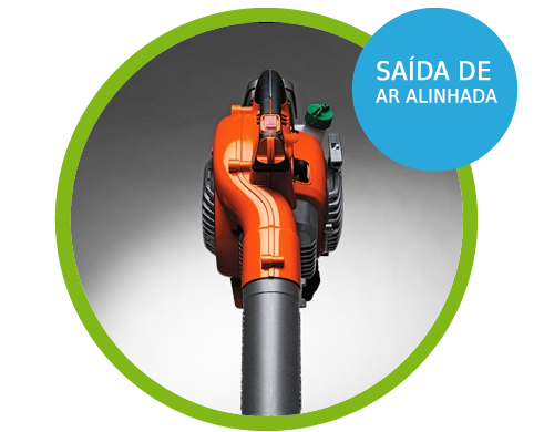 Saída de ar alinhada Soprador de folhas à gasolina lateral 1.8 hp - 125BVX