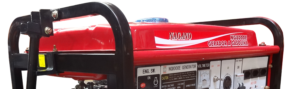 Gerador de Energia a Gasolina 8,125 kva partida elétrica Monofásico 110/220v - NG8000E Gerador de Energia a Gasolina 8,125 kva partida elétrica Monofásico 110/220v - NG8000E