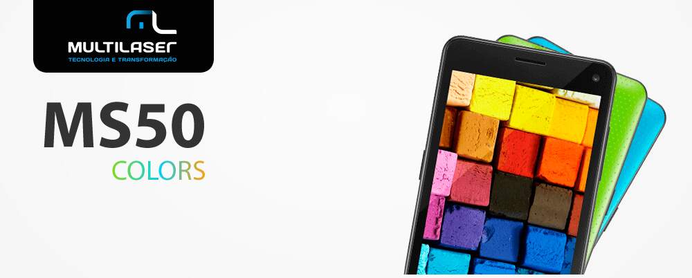 Smartphone Multilaser MS50 Colors Preto P9001