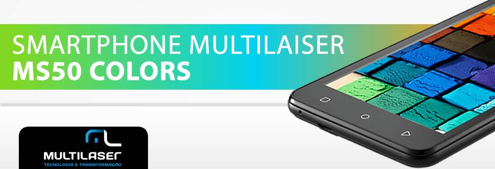 Smartphone Multilaser MS50 Colors Preto P9001