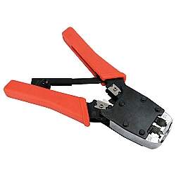 Alicate de Crimpar com Catraca para Rede RJ11/RJ45 - TACRJ45
