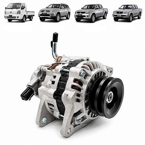 Alternador Com Bomba Vácuo Bongo K2500 L200 Sport 2005-2012 MD366052