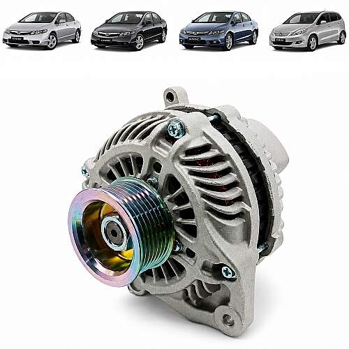 Alternador Honda Civic 1.8 12v 90a Flex 2006-2011 31100-RNA-A01