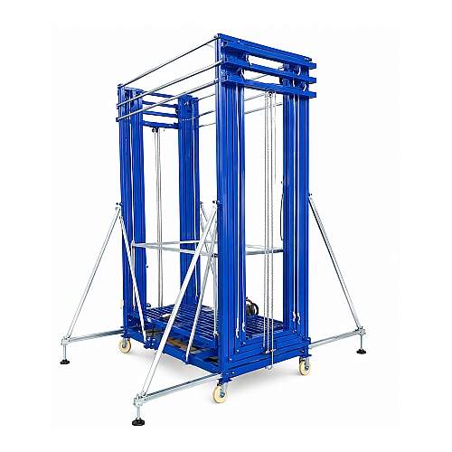 Andaime Elétrico 10 Metros Capacidade de 450kg com Controle Remoto Sem Fio