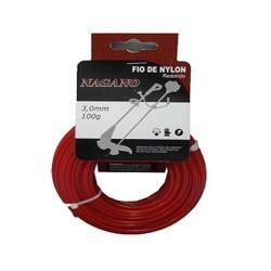 Bobina de fio de nylon redondo 2,5 mm 100 gramas - para roçadeira