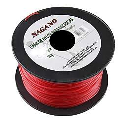 Bobina de fio de nylon redondo 2,0 mm 1 kg - para roçadeira