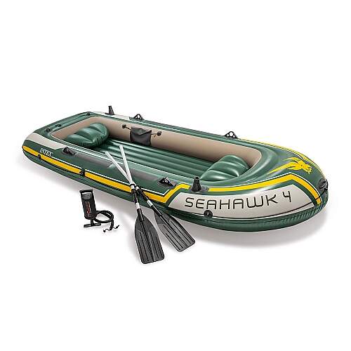 Bote Seahawk 400 set 351 x 145 x 48cm Remo de Alumínio de 122cm
