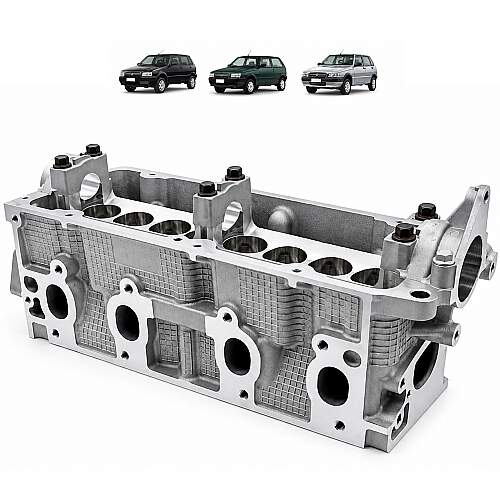 Cabeçote Fiat Uno 1.0 8V Fire D24 Haste 7 mm Flex 2000 a 2006