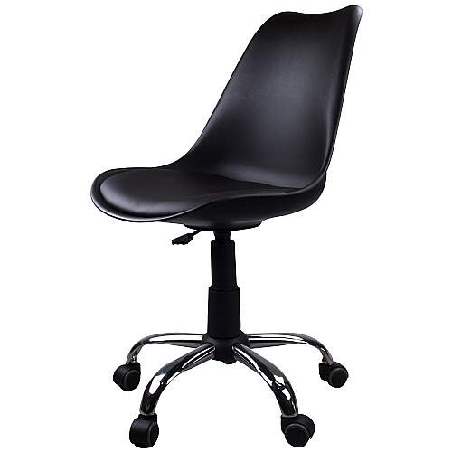 Cadeira Giratória Eames DKR Office - Preto - TCE15
