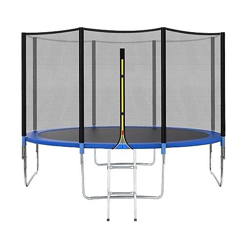 Cama Elástica 428cm com Escada e Rede de Proteção Diâmetro 14 Pés