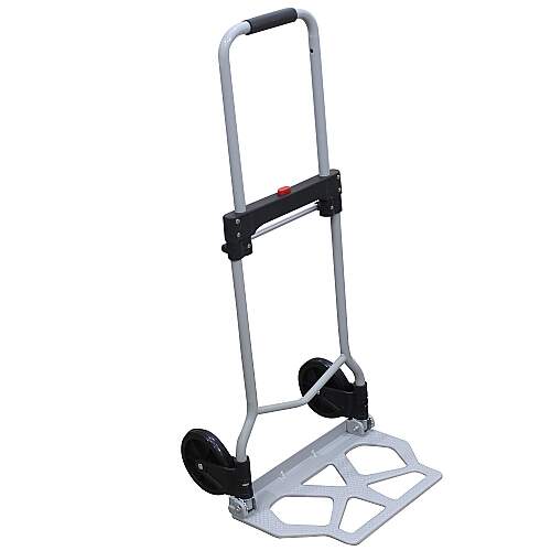 Carrinho de Mão Dobrável Transporte Carga até 70 kg