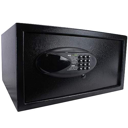 Cofre Eletrônico Digital 44x38x23cm Grande Para Notebook Preto - NCDP44