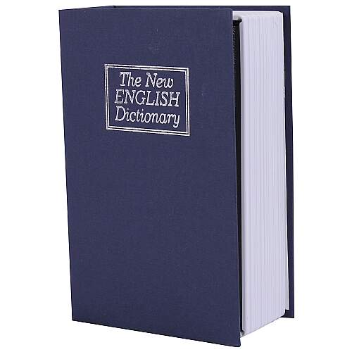 Cofre Livro Camuflado 12x6x18cm Azul - NCLA18