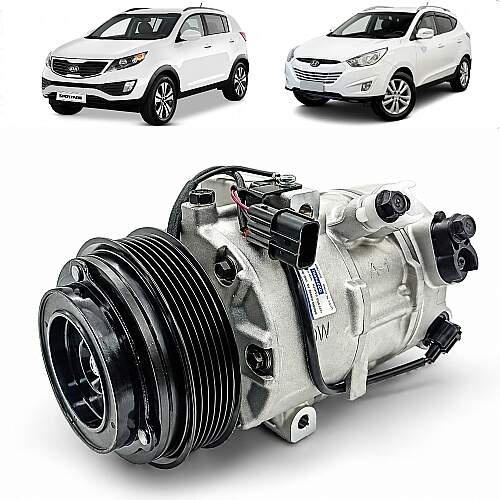 Compressor Ar Kia Sportage Hyundai IX35 2010 Até 2015 2.0