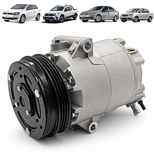 Compressor Ar Volkswagen Fox Gol G5 G6 Saveiro Voyage Polo