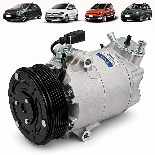 Compressor de Ar Volkswagen Polo Fox Crossfox Spacefox 2003-2010
