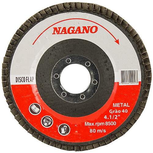 Disco de Lixa Flap 4.1/2" - Grão 40 - NDF40