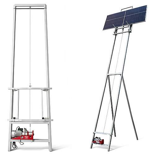 Elevador para Placa Solar Motorizado 15m 1300w 200kg