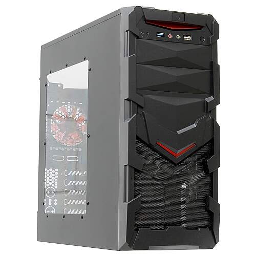 Gabinete Gamer Preto Lateral - NGGN