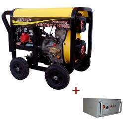 Gerador de Energia a Diesel, 06 kVA, Monofásico 110/220 V, Partida elétrica com QTA incluso - ND7000EQTA