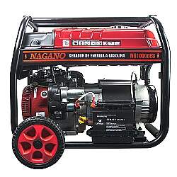 Gerador a Gasolina 9 KVA 4T 60HZ Partida Elétrica 110/220 V Motor 16HP - NG10000E3