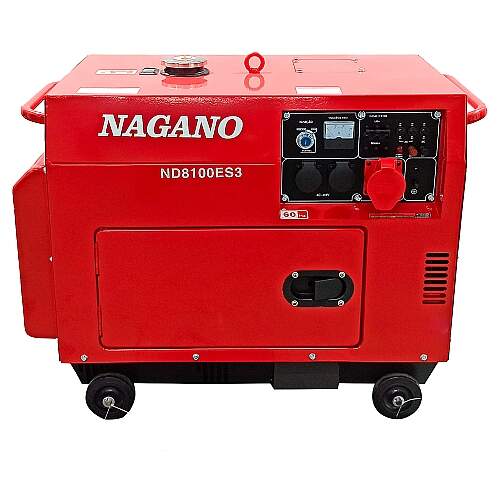 Gerador de Energia a Diesel 8kva Trifásico 110v/220v Silenciado Partida Elétrica